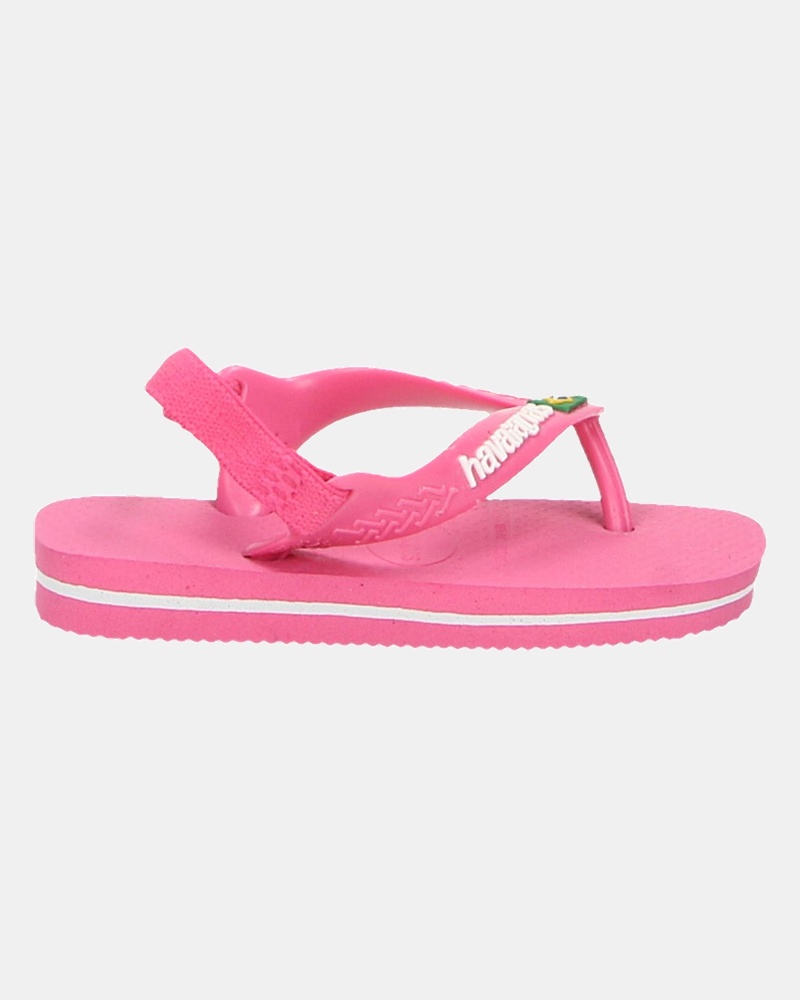 Havaianas Baby Brasil logo - Slippers - Roze