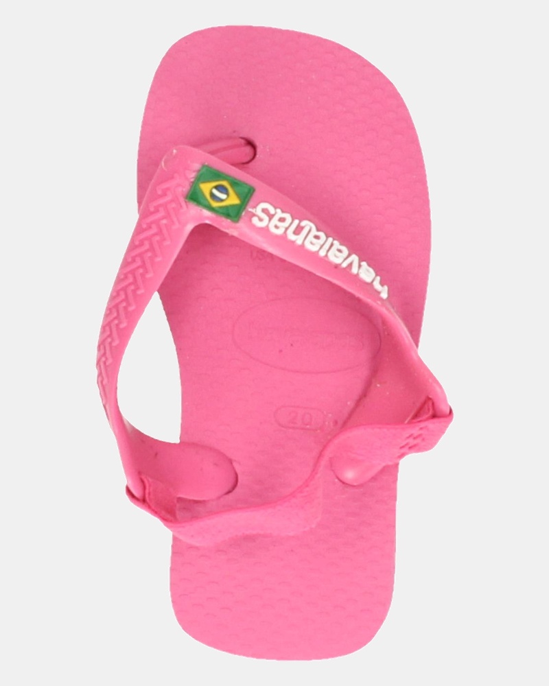 Havaianas Baby Brasil logo - Slippers - Roze