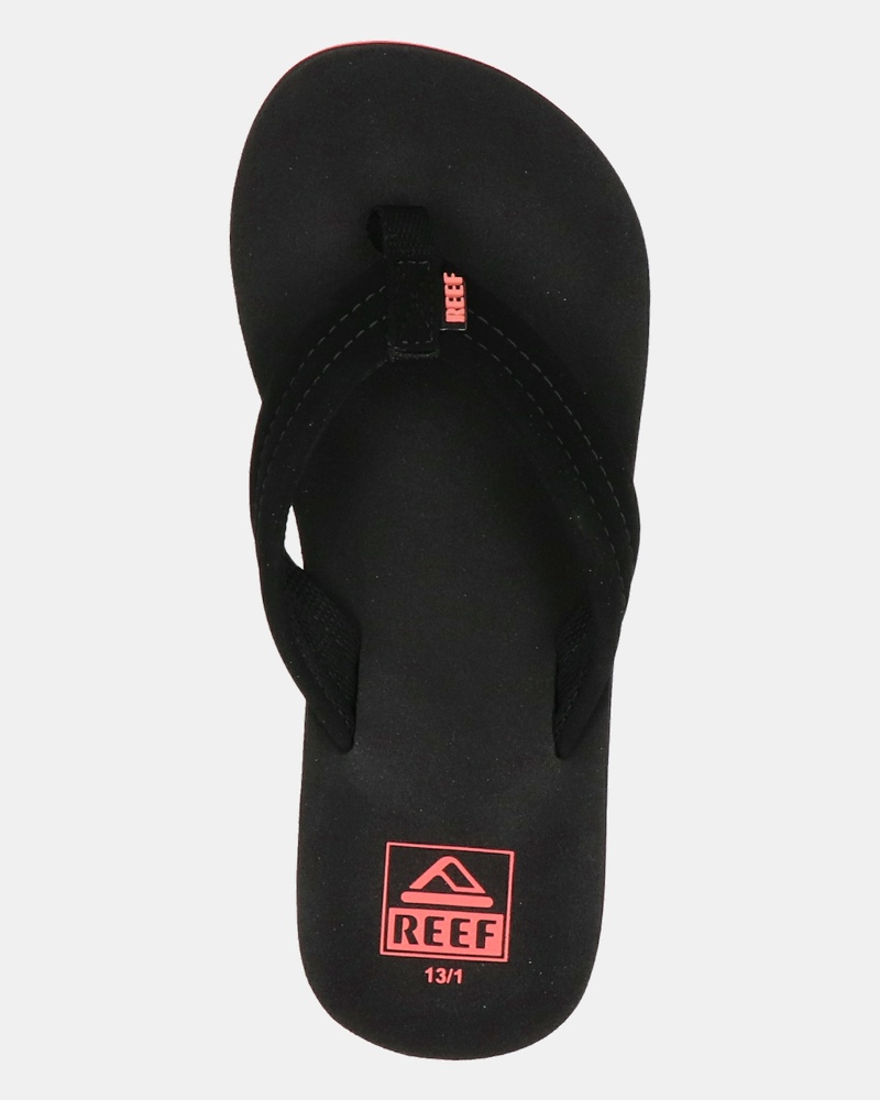 Reef Ahi Wedge - Slippers - Zwart