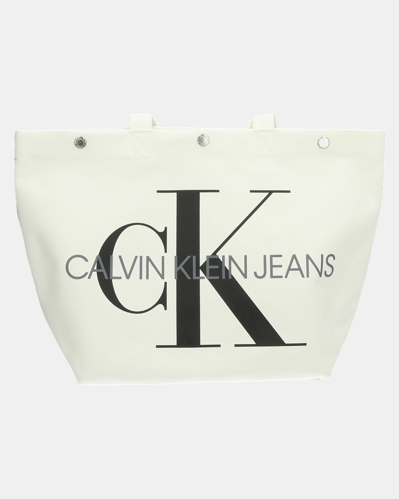 Calvin Klein Canvas Utility EW - Shopper - Wit