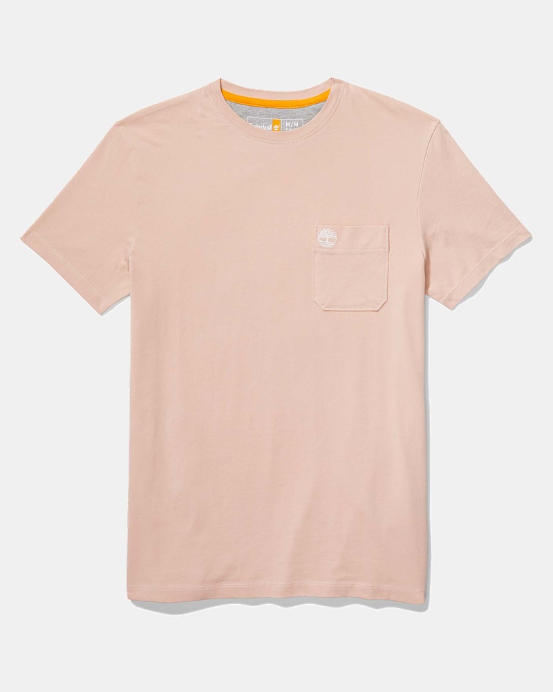 Timberland Dunstan Pocket Tee - Shirt - Roze