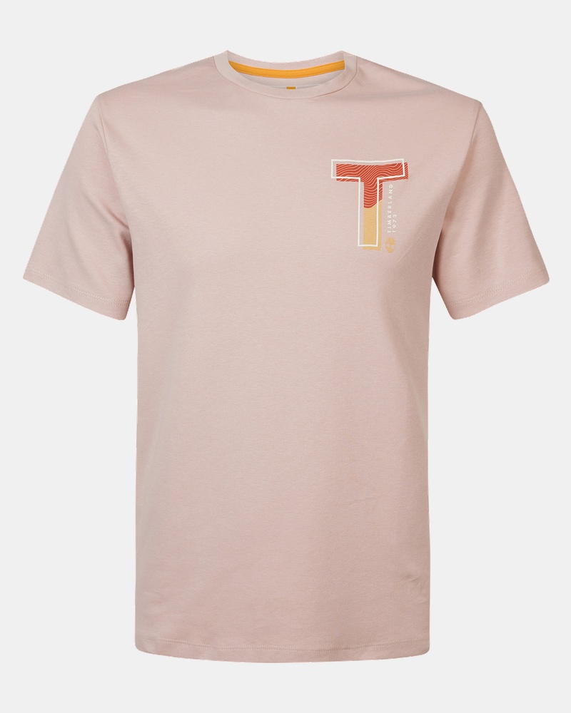 Timberland Chest Graphic - Shirt - Roze