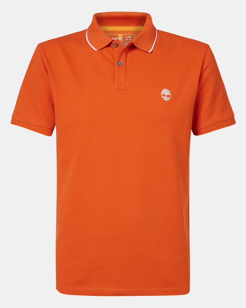 Timberland Millers River Collar - Shirt - Oranje