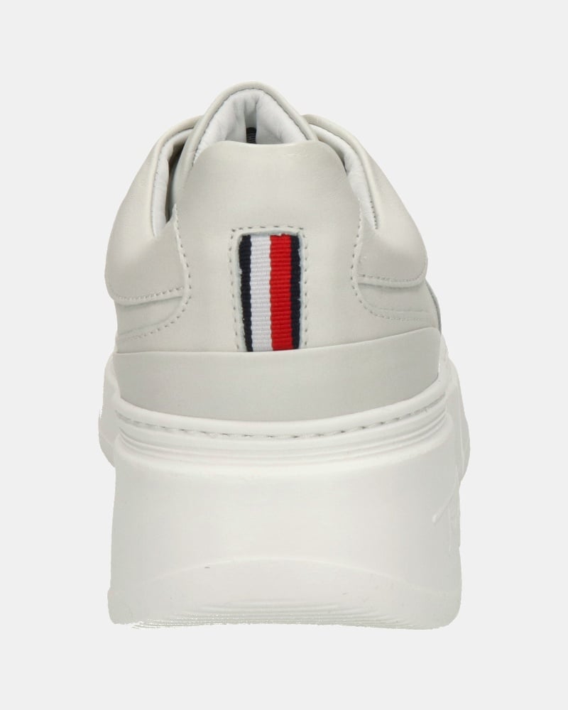 Tommy Hilfiger Sport Chunky Leather - Dad Sneakers - Wit