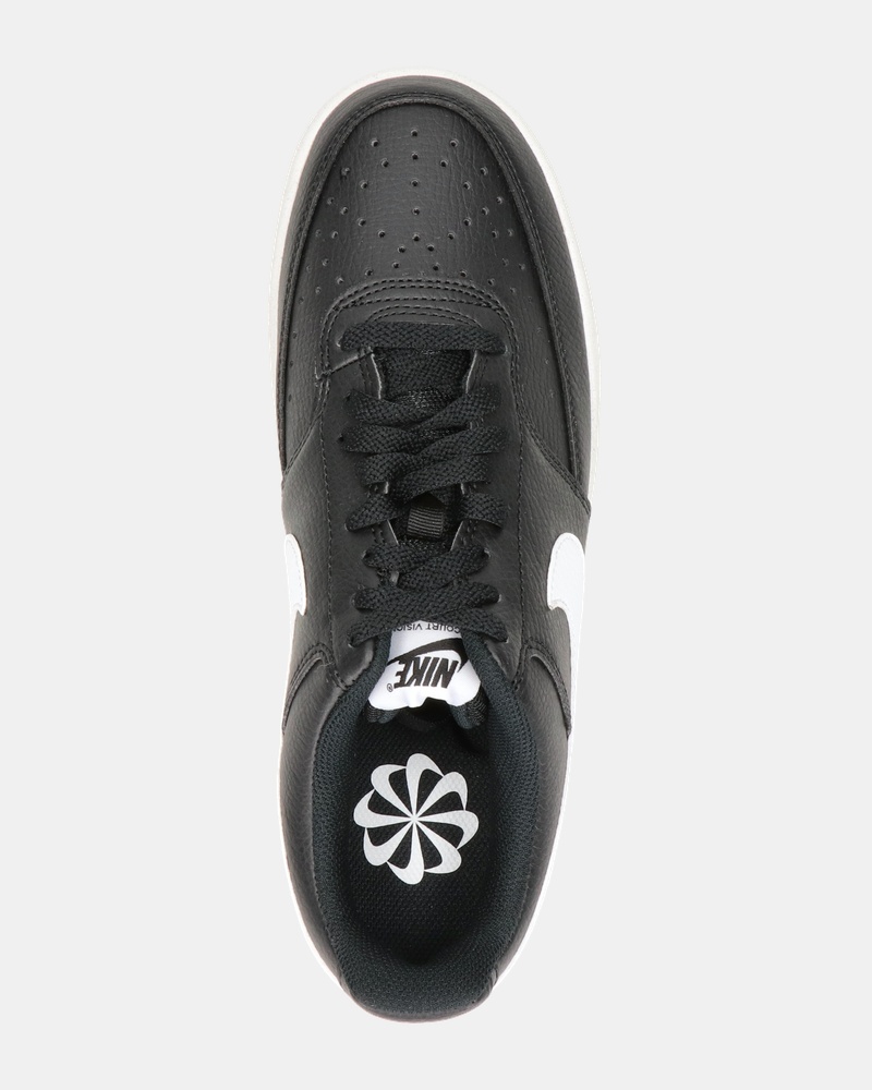 Nike Court Vision Low - Lage sneakers - Zwart