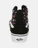 Vans Filmore Hi Platform Floral - Hoge sneakers - Zwart