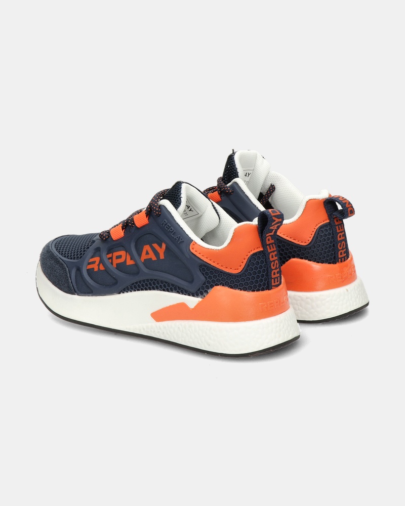 Replay Maze Jr. - Lage sneakers - Blauw