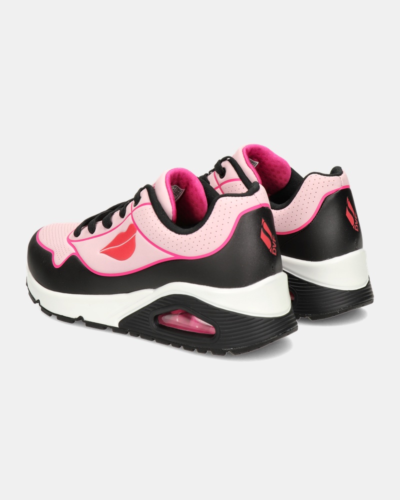 Skechers Uno Bes - Lage sneakers - Roze