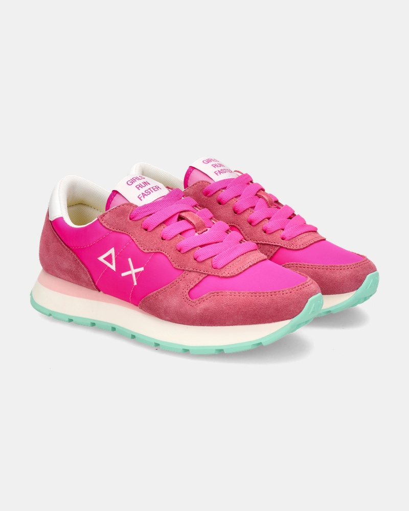 Sun 68 Ally Solid Nylon - Lage sneakers - Roze