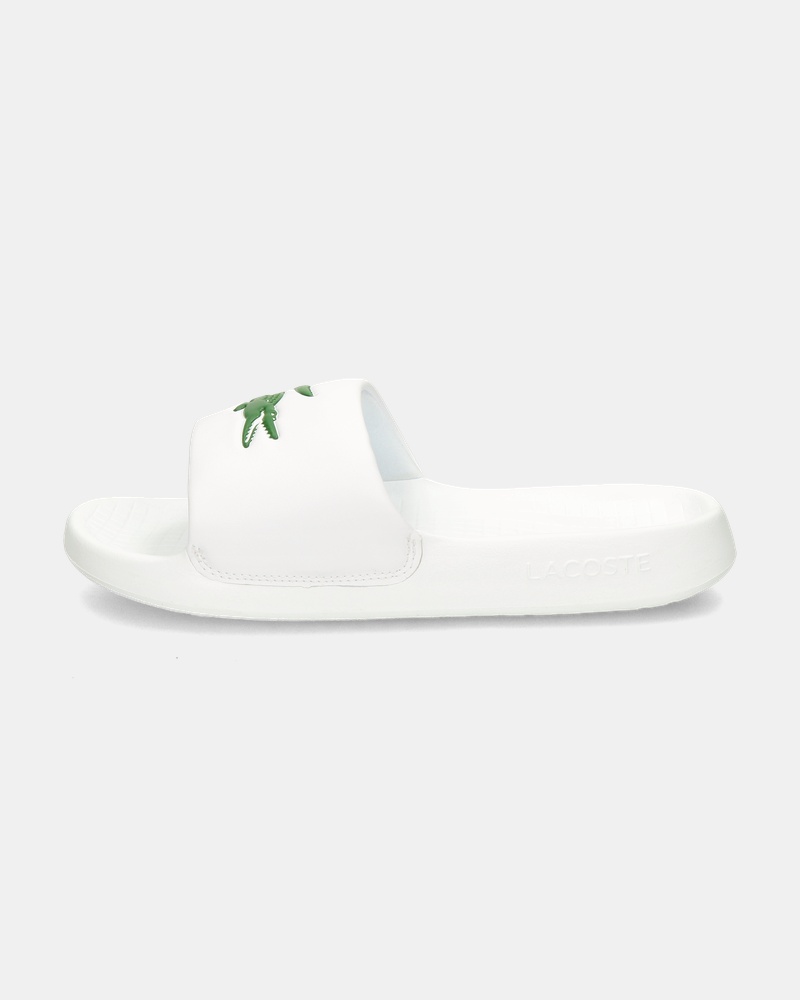 Lacoste Serve Slide - Slippers - Wit