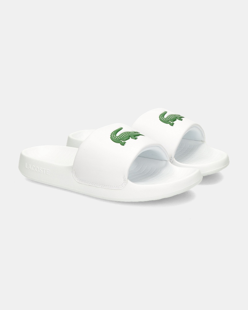 Lacoste Serve Slide - Slippers - Wit