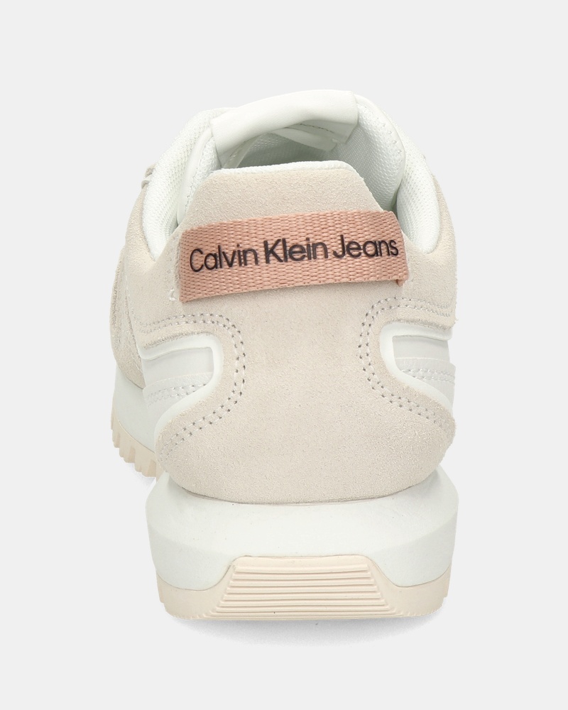 Calvin Klein Toothy Runner - Lage sneakers - Wit