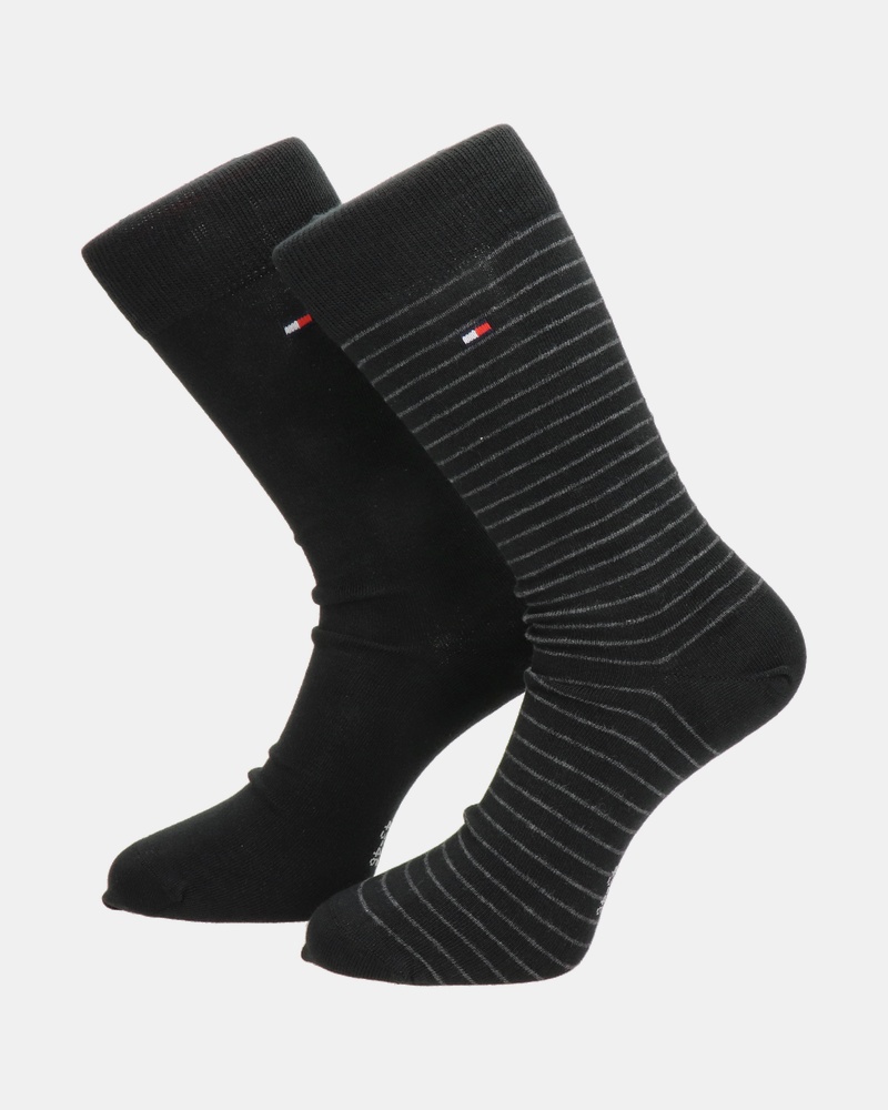 Tommy Hilfiger 2-Pack hoge sokken - Sokken - Zwart