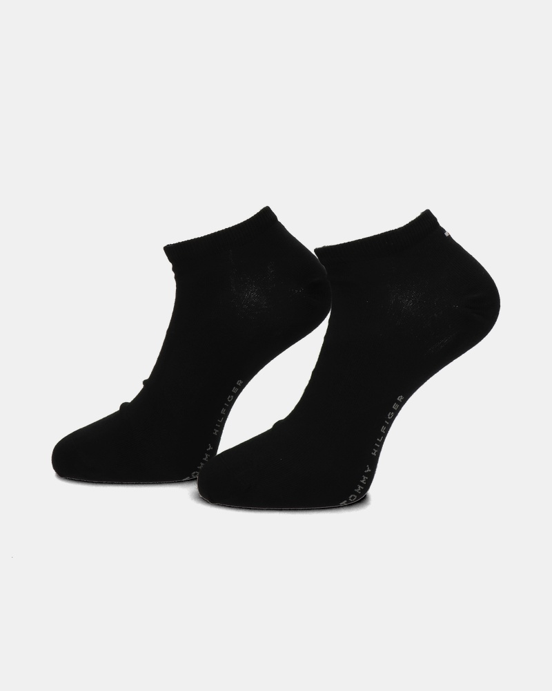 Tommy Hilfiger 2-Pack Enkelsokken - Sokken - Zwart