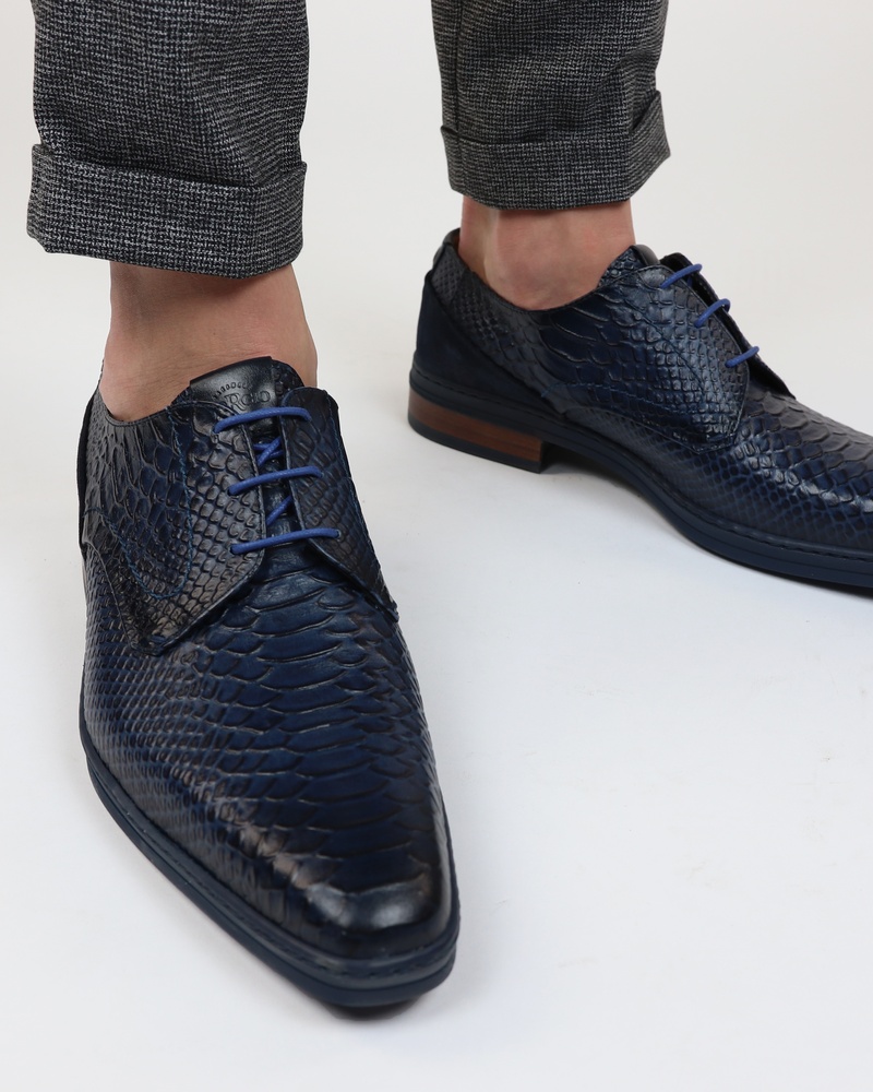 Giorgio Anaconda - Lage nette schoenen - Blauw