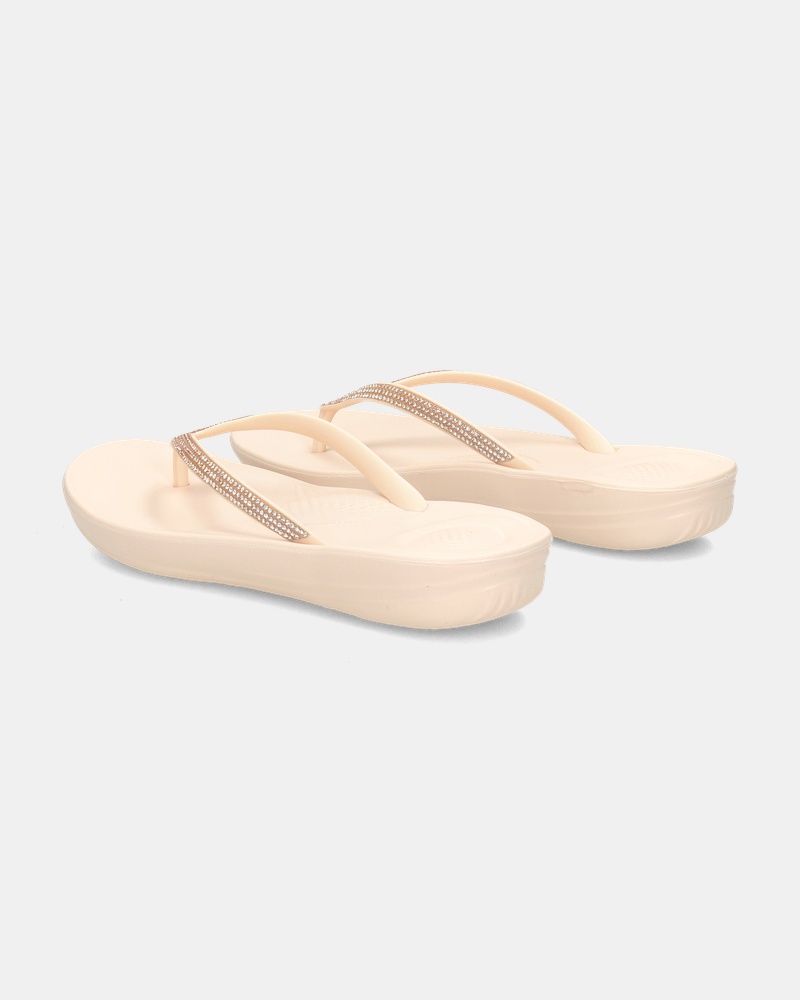 Fitflop Iqushion Sparkle - Slippers - Beige