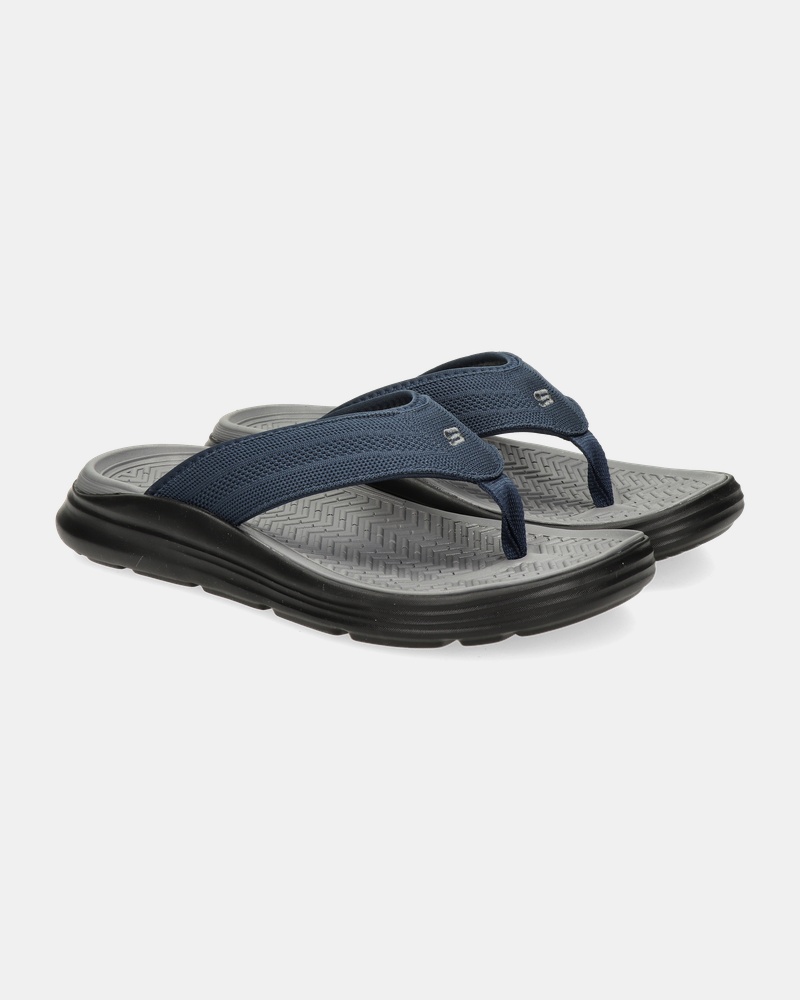 Skechers Sargo Relaxed Fit - Slippers - Blauw