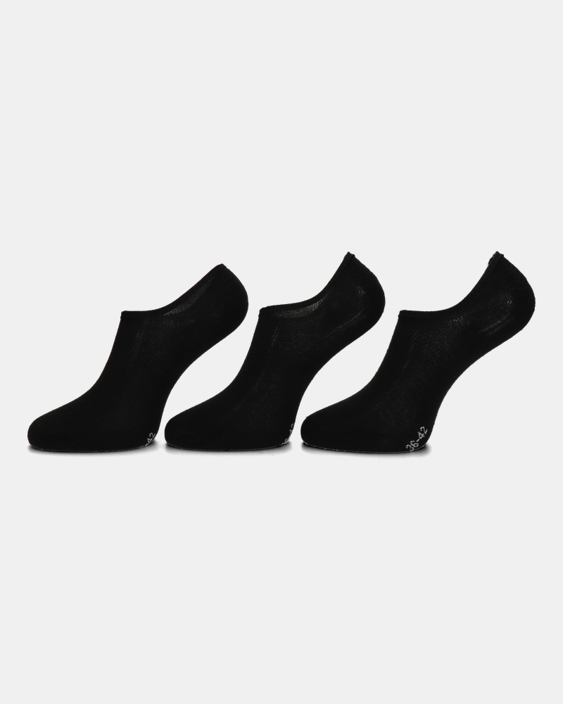 Nelson 3-Pack Sneakersokken - Sokken - Zwart