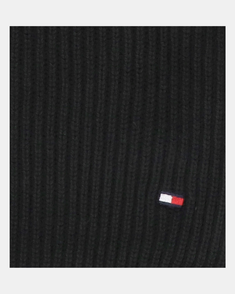 Tommy Hilfiger Sport Essential Flag Knit - Sjaal - Zwart