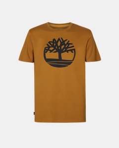 Timberland K-R Brand Tree - Shirt - Geel