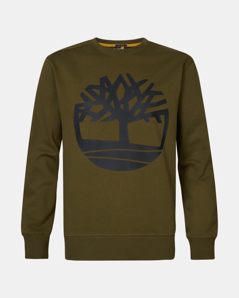 Timberland Tree Logo Sweater - Truien en vesten - Groen