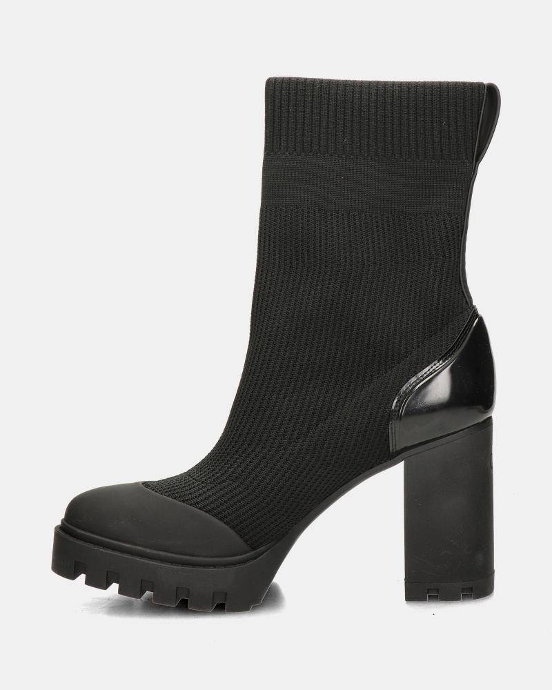 Calvin Klein Platform Knit - Rits- & gesloten boots - Zwart
