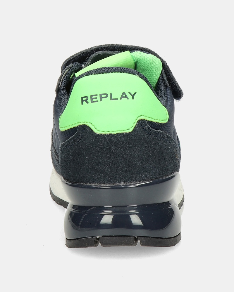 Replay Shoot Jr 3 - Klittenbandschoenen - Blauw
