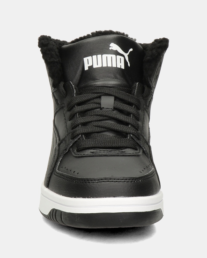 Puma Rebound Joy Fur - Hoge sneakers - Zwart