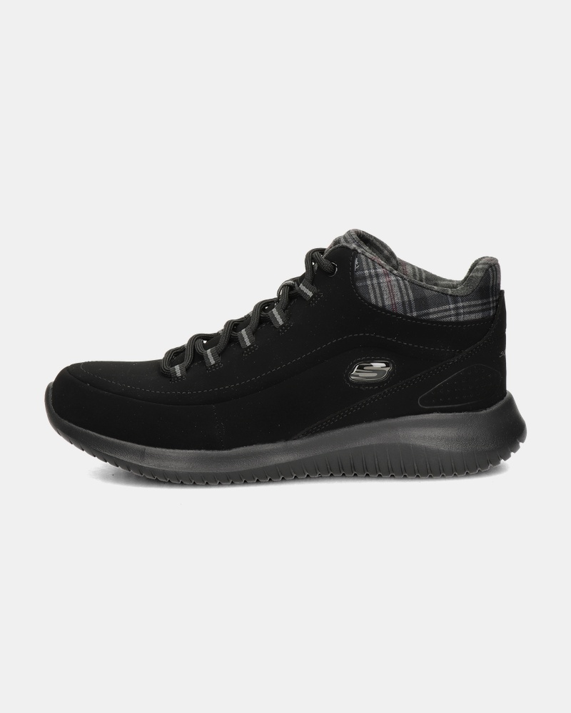 Skechers Ultra Flex Just Chill - Hoge sneakers - Zwart