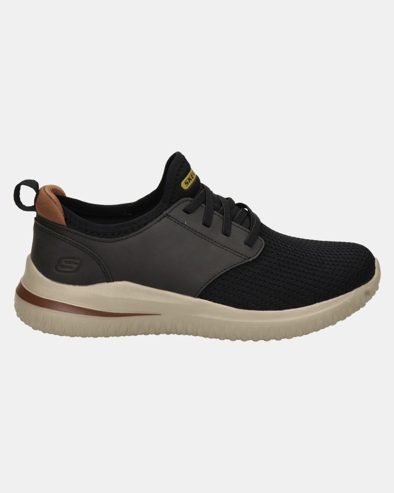 Skechers Delson 3.0 - Lage sneakers - Zwart