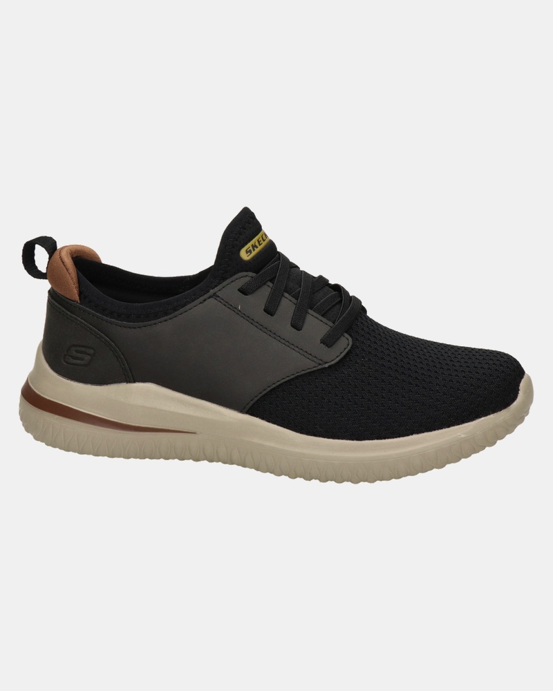 Skechers Delson 3.0 - Lage sneakers - Zwart