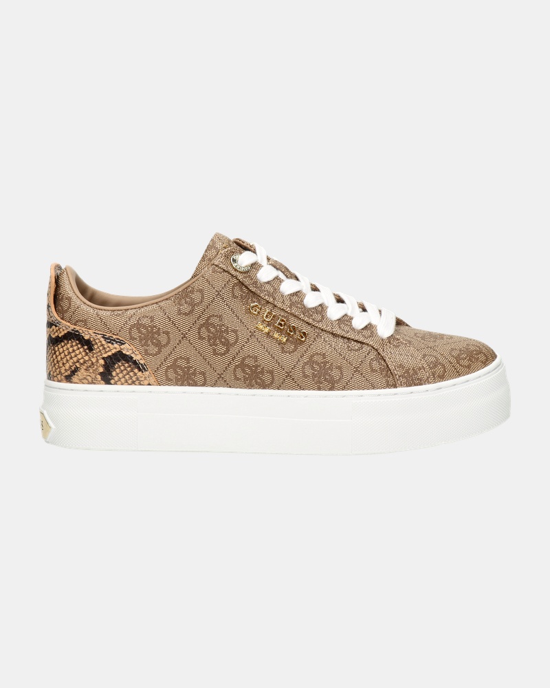 Guess Genza - Lage sneakers - Bruin