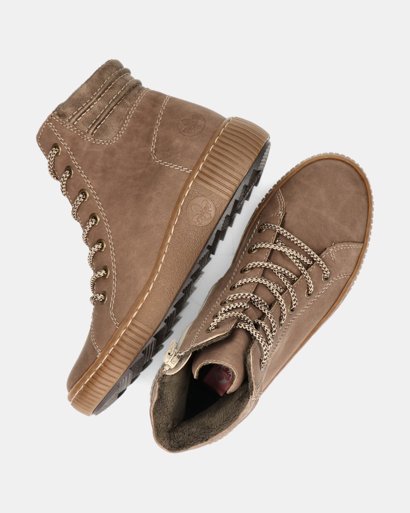 Rieker - Veterboots - Taupe