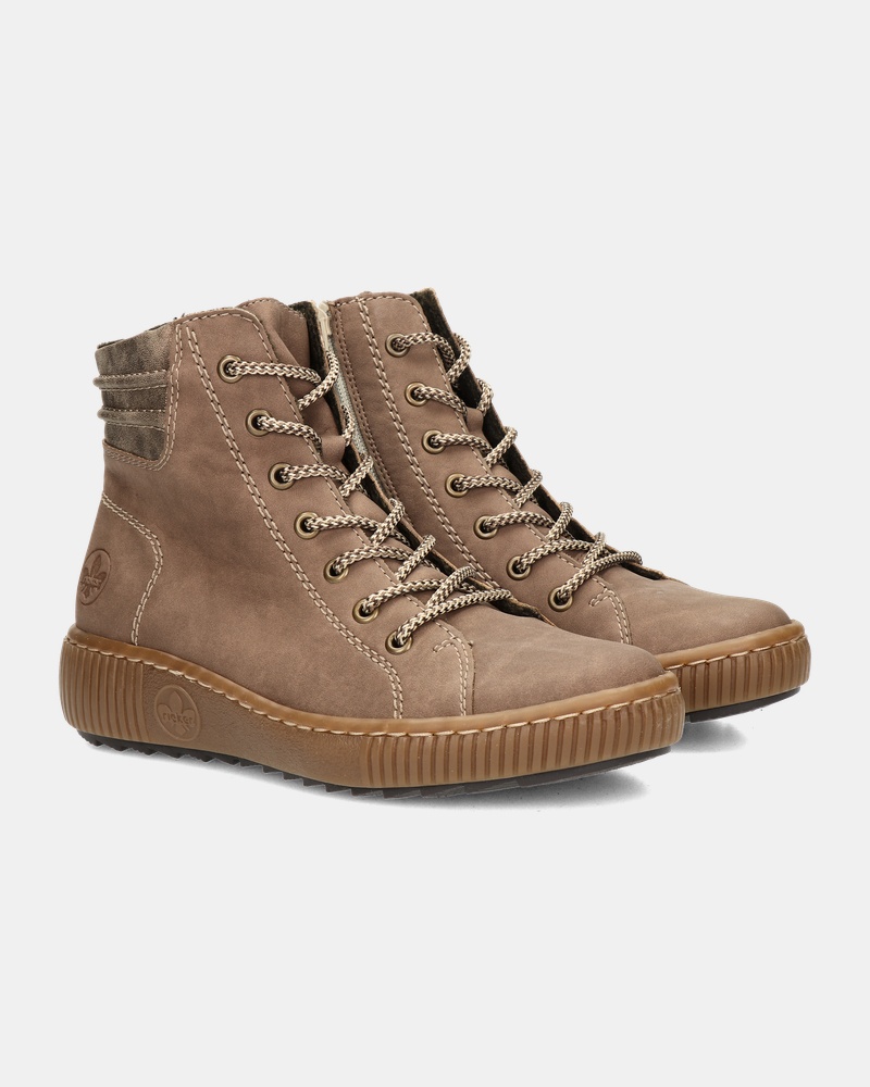 Rieker - Veterboots - Taupe