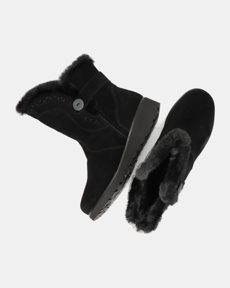 Skechers Wedge-Cozy Peak - Gevoerde boots - Zwart