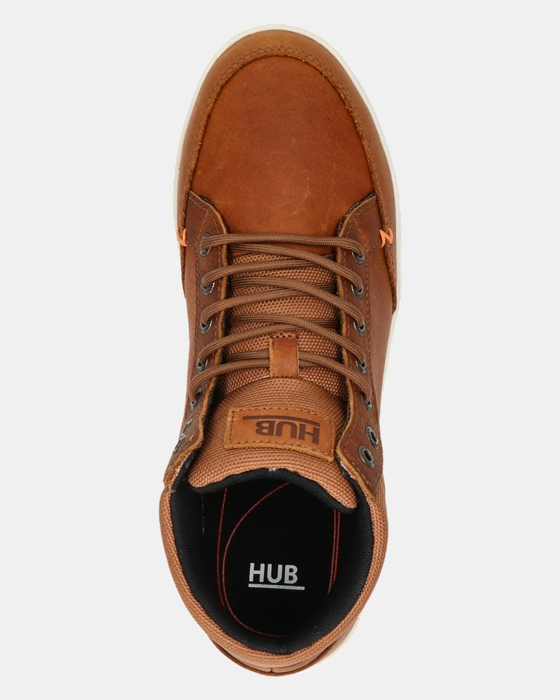 Hub Industry - Hoge sneakers - Cognac