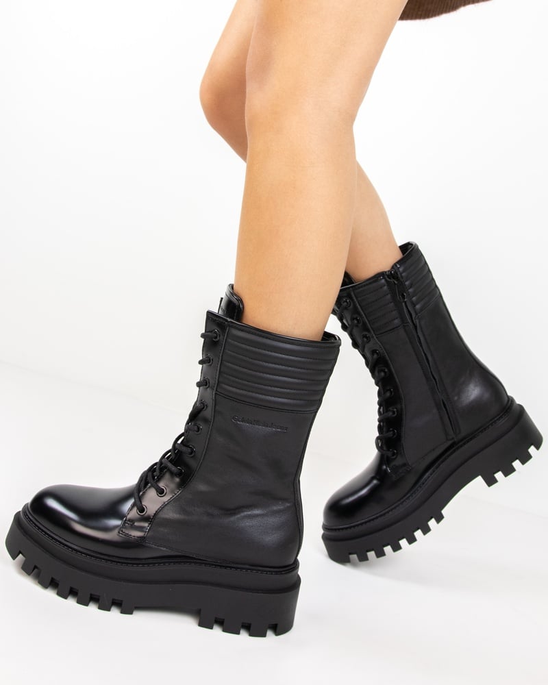 Calvin Klein Knee Boot - Veterboots - Zwart