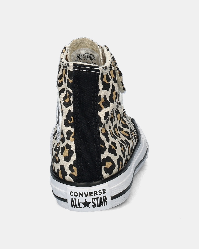 Converse Chuck Taylor All Star Easy On Leopard - Hoge sneakers - Beige