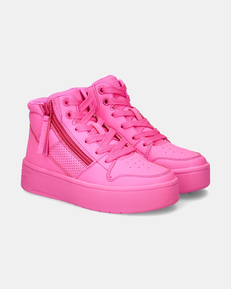Skechers Court High - Hoge sneakers - Roze