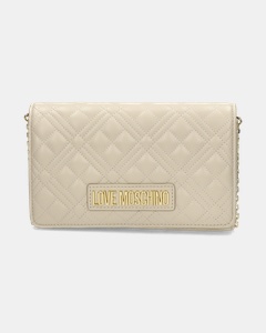Love Moschino Smart Daily Bag Quilted - Handtas - Wit