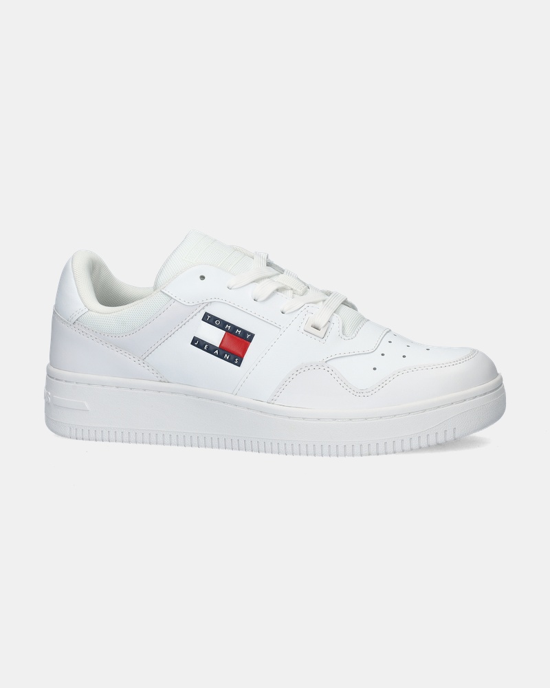 Tommy Jeans Retro Basket - Lage sneakers - Wit