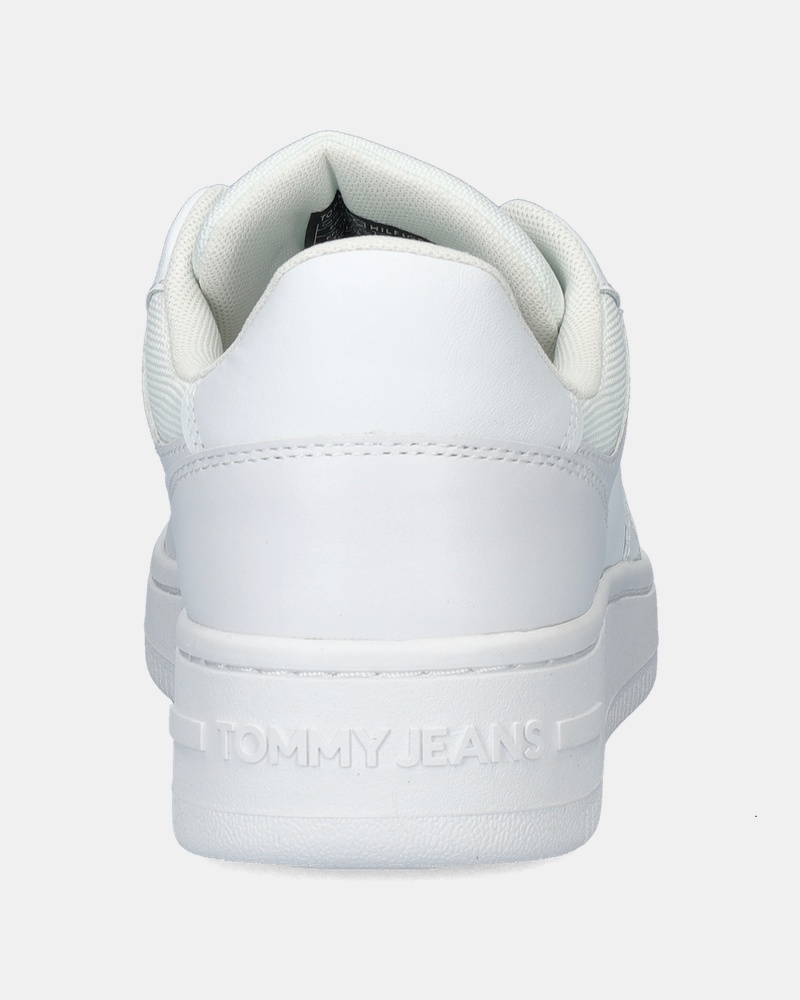Tommy Jeans Retro Basket - Lage sneakers - Wit