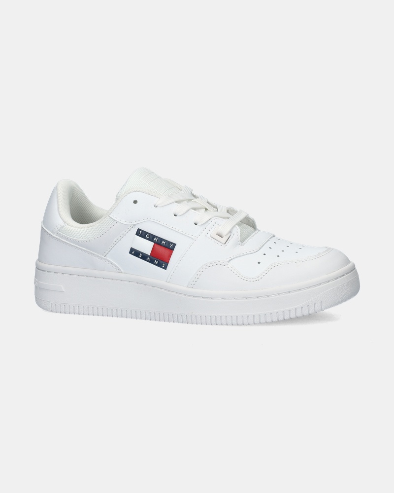 Tommy Jeans Retro Basket Essential - Lage sneakers - Wit