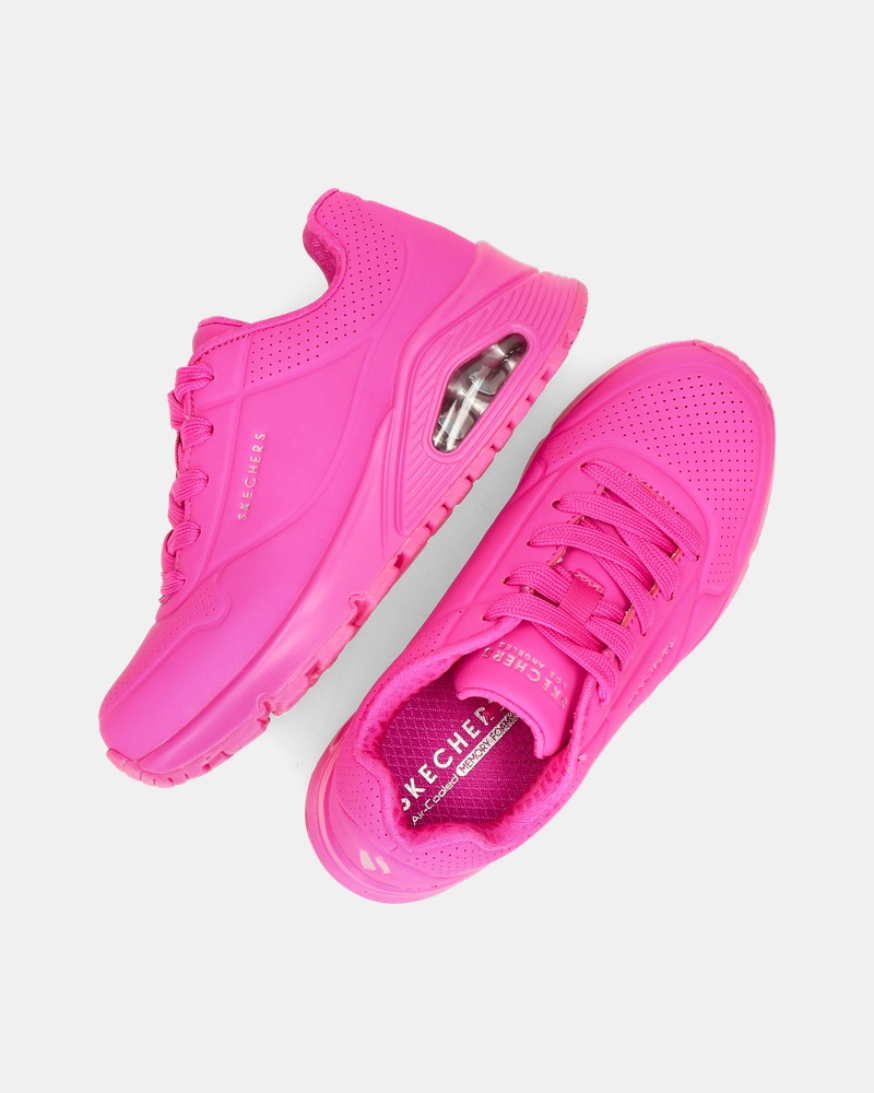 Skechers Uno - Lage sneakers - Roze