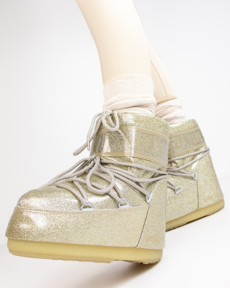 Moonboot The Original Icon Low Glitter - Snowboots - Goud
