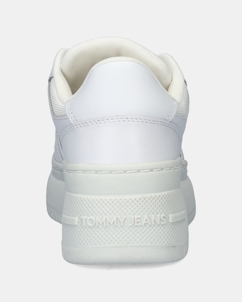 Tommy Jeans TJW Retro Basket - Lage sneakers - Wit