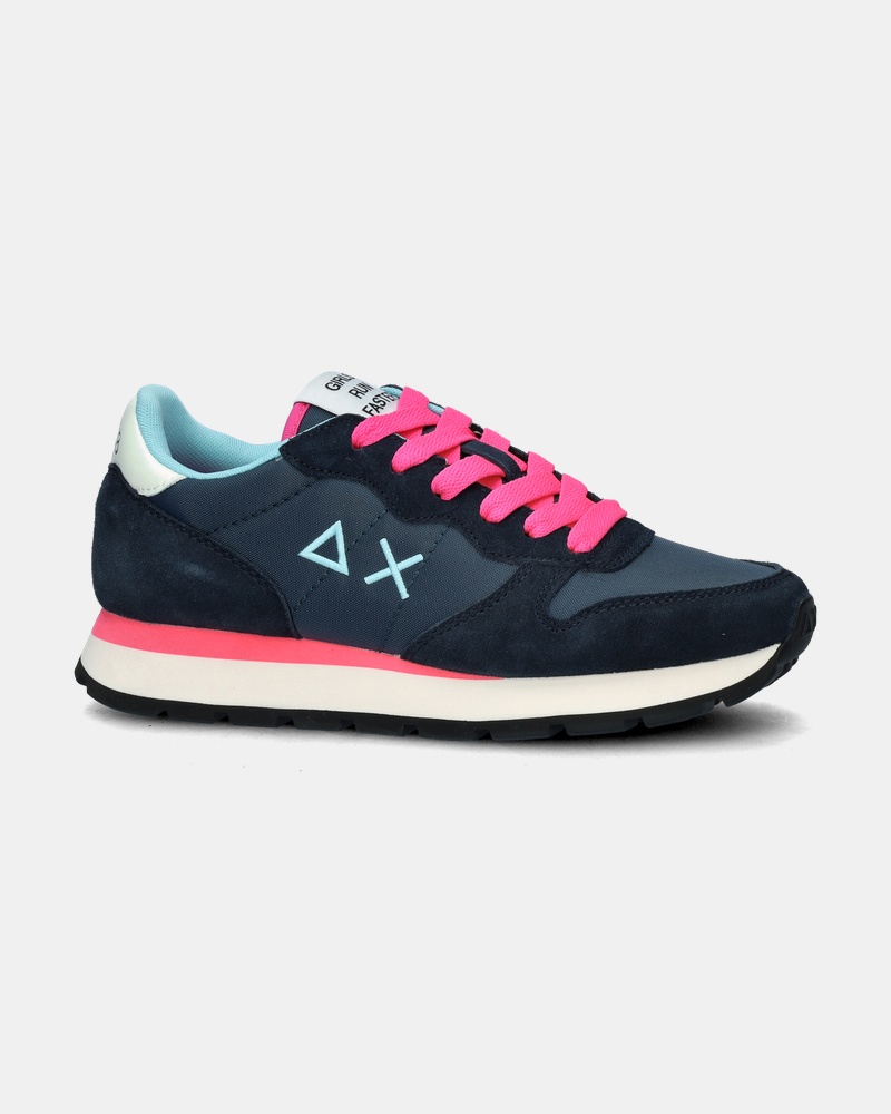 Sun 68 Ally Solid Nylon - Lage sneakers - Blauw