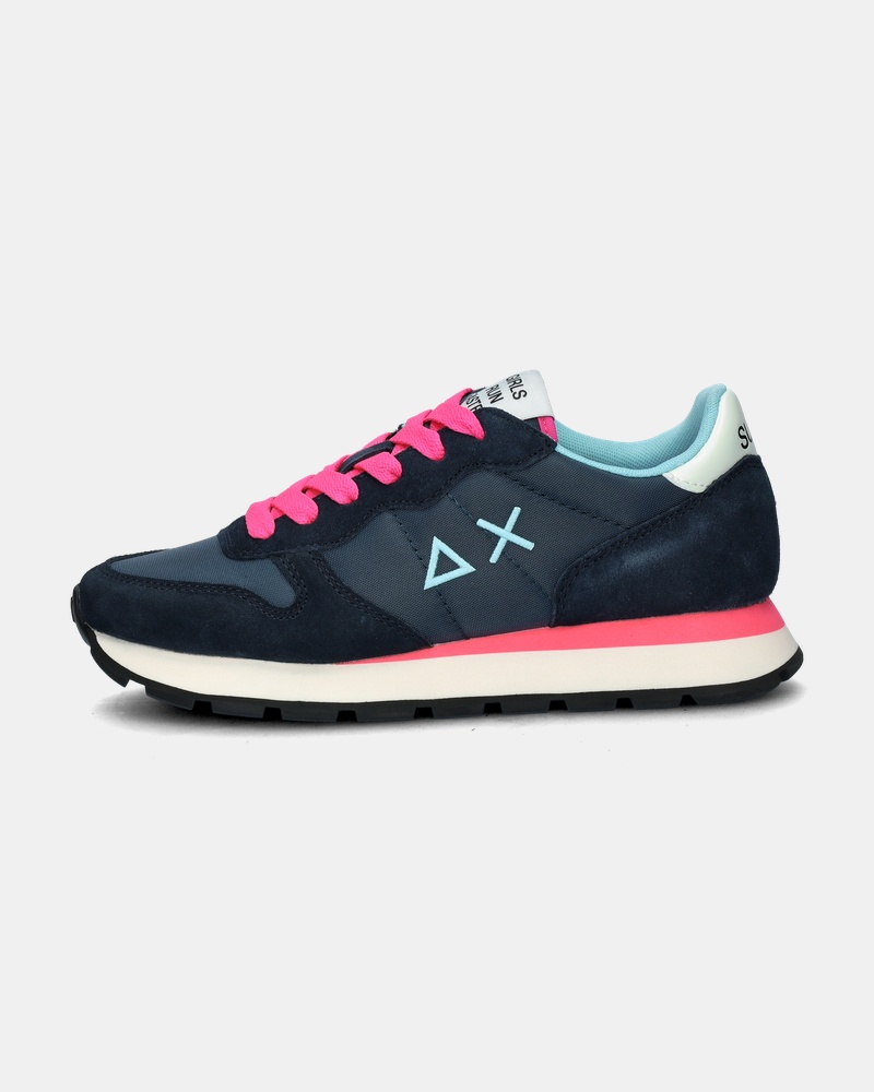 Sun 68 Ally Solid Nylon - Lage sneakers - Blauw