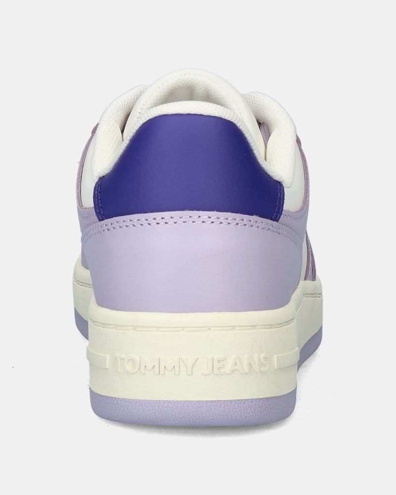 Tommy Jeans Retro Basket Tonal - Lage sneakers - Paars