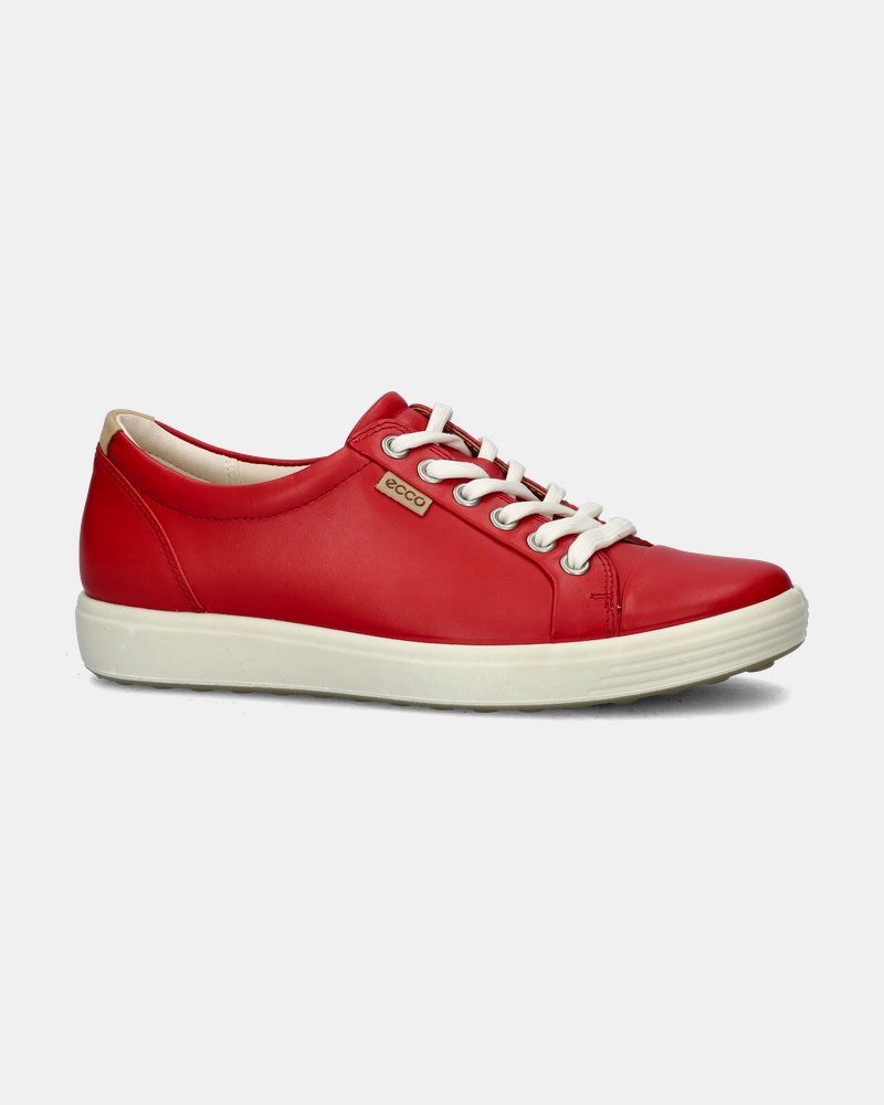 Ecco Soft 7 W - Lage sneakers - Rood